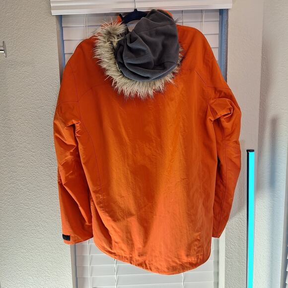 Linblad Expedition Size M Orange Hooded Coat Antartica Layering System - Picture 10 of 10